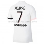 Camisetas De Futbol Paris Saint Germain PSG Kylian Mbappé 7 Segunda Equipación 2021-22..